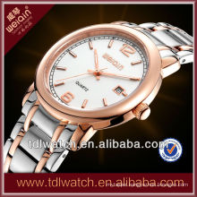 W2146 water resistant all stainless steel couple watches with sapphire glass